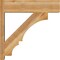 Ekena Millwork Balboa Block Rough Sawn Outlooker, Western Red Cedar, 8"W x 30"D x 30"H OUT08X30X30BOA05RWR - alternate 3